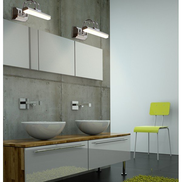 Pelēks LED sienas apgaismojums Gizel – Candellux Lighting-image-1