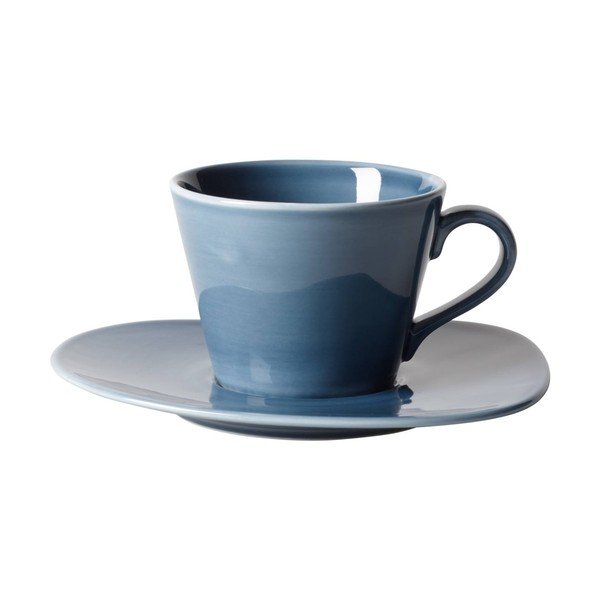 Gaiši zila porcelāna kafijas tasīte Villeroy & Boch Like Organic, 270 ml-image-1
