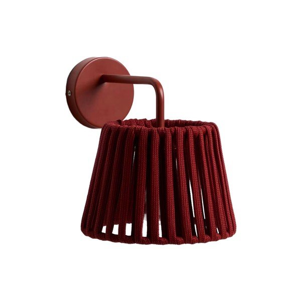 LED sienas āra gaismeklis ar saules baterijām (augstums 23 cm) Aldet – Kave Home