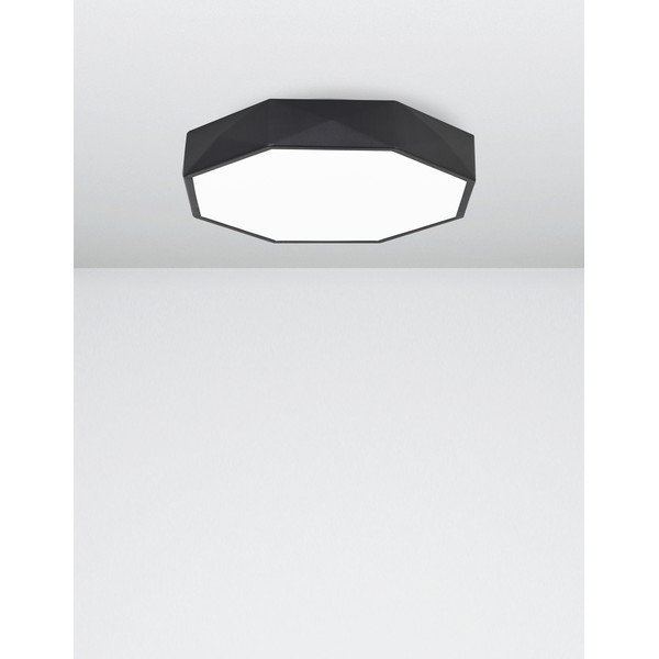Matēti melna alumīnija LED griestu lampa Eben – Nova Luce-image-3