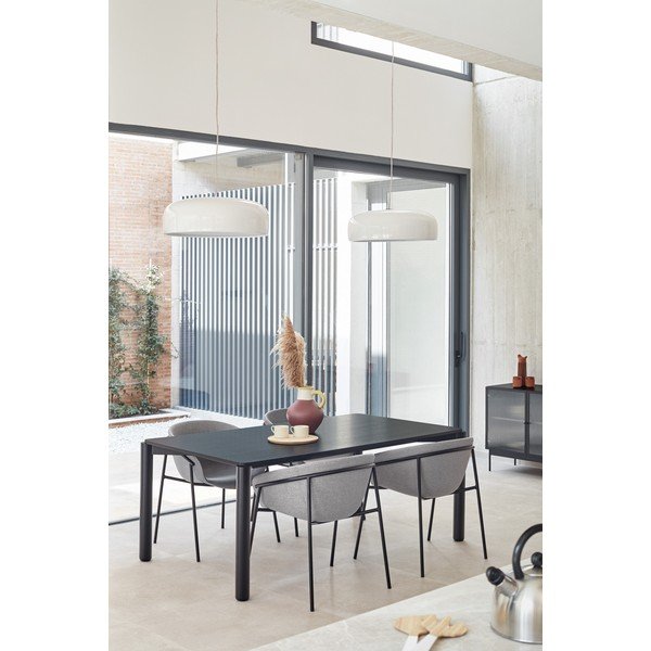 Melns ēdamgalds Teulat Atlas, 180 x 100 cm-image-1