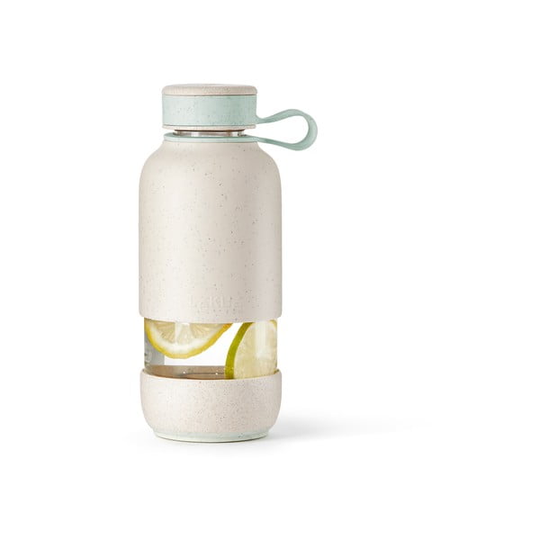 Krēmkrāsas stikla pudele ceļojumiem 500 ml To Go Organic – Lékué-image-2