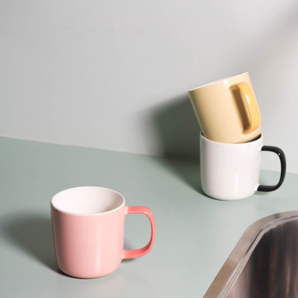Rozā krūze no sintētiskā kaula porcelāna 370 ml Mae – ONA-image-3