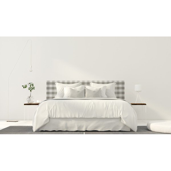 Pelēks polsterēts gultas galvgalis 165x52 cm Billie – Really Nice Things-image-3