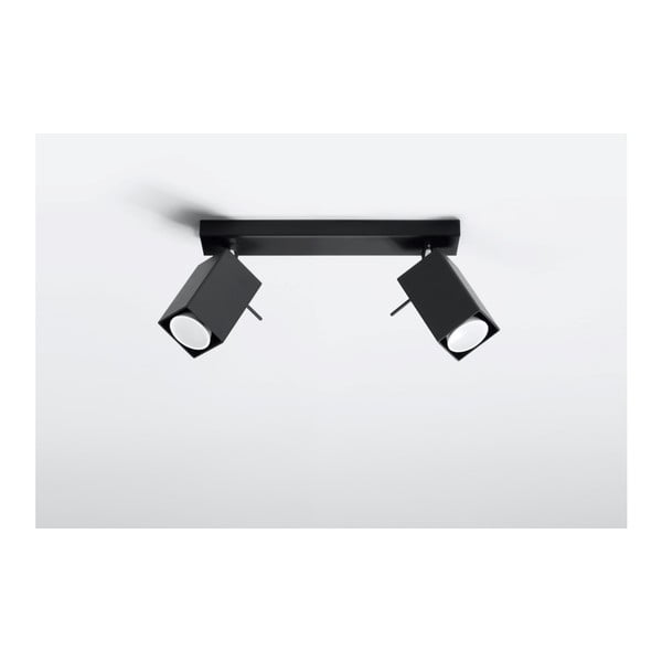 Melna griestu lampa Sollux Toscana-image-1