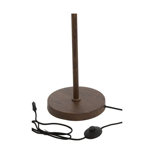 Tumši brūna stāvlampa ar auduma abažūru (augstums 159 cm) Dania – Light & Living-image-4