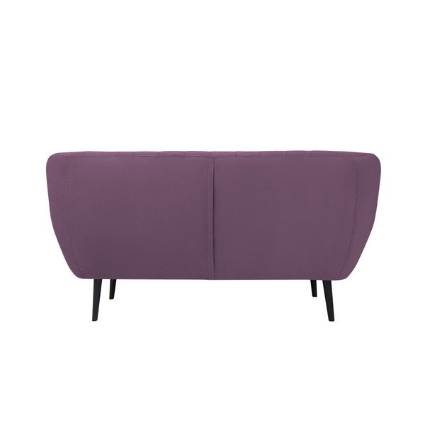 Violets divvietīgs dīvāns Mazzini Sofas Toscane, melnas kājas-image-3