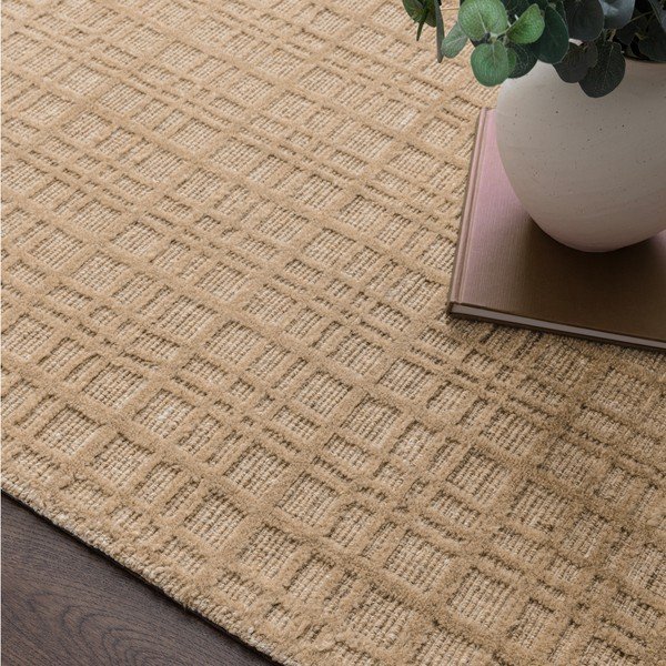 Bēšs ar rokām darināts paklājs no vilnas maisījuma 160x230 cm Thatch Honey – Asiatic Carpets-image-2