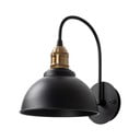 Melna sienas lampa ø 21 cm Varzan – Opviq lights