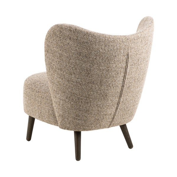 Bēšs atpūtas krēsls no buklē auduma Elmont – Actona-image-2