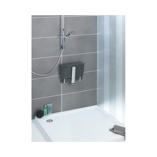 Saliekamais sienas krēsls Wenko Shower Secura Premium-image-3