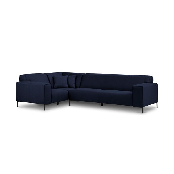Zils stūra dīvāns Cosmopolitan Design Seviļa, kreisais stūris