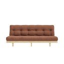 Izvelkamais dīvāns Karup Design Lean Raw Clay Brown