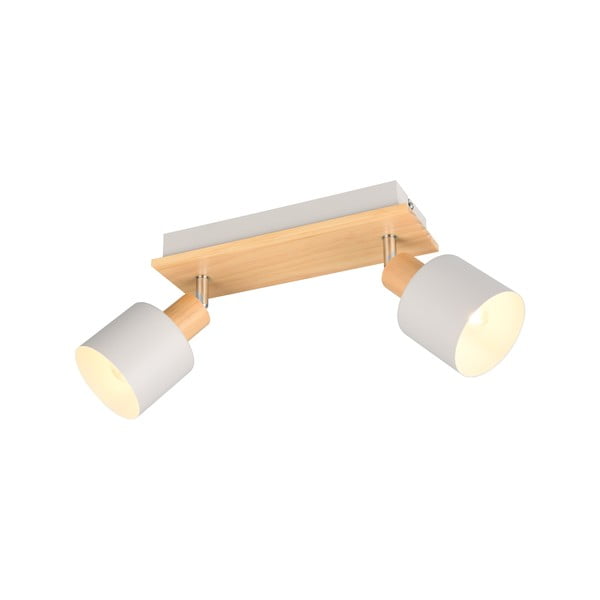 Balta/dabīga toņa prožektora tipa lampa ø 9 cm Shanti – Trio-image-1