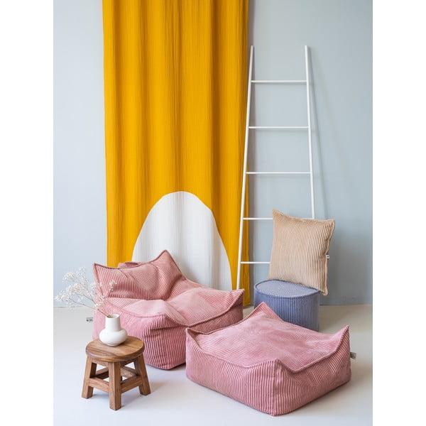 Rozā velveta bērnu sēžammaiss Square – Wigiwama-image-3