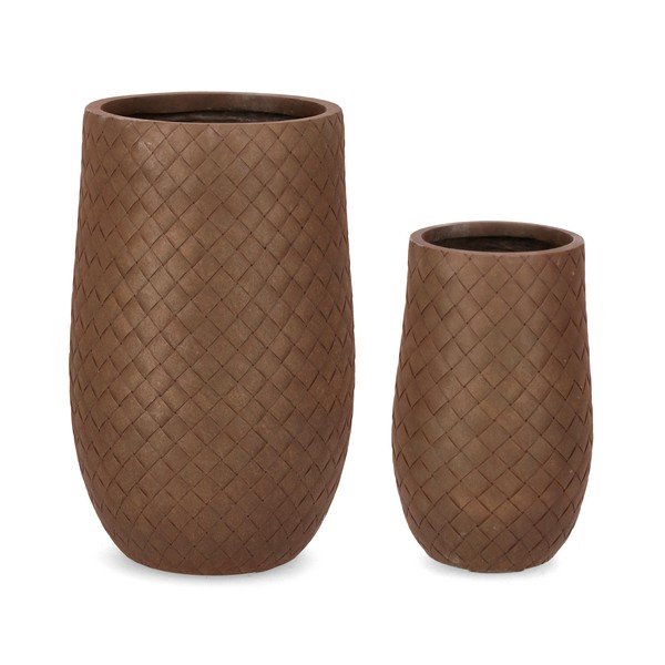 Puķu podi (2 gab.) ø 48 cm Rhombus – Bizzotto-image-1