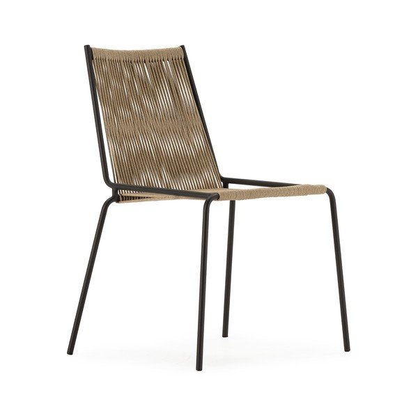 Bēši metāla pusdienu krēsli saliekami vieni uz otra (2 gab.) Emily – Marckeric