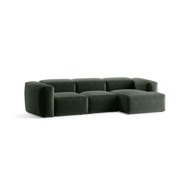 Zaļš stūra dīvāns (ar labo stūri/ar zvilni) Bergamo – Cosmopolitan Design-image-2