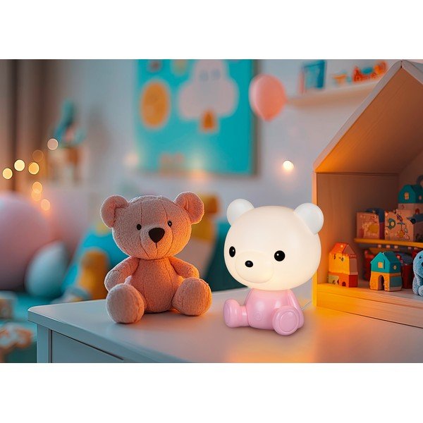 Rozā bērnu galda lampa Cutie – Reality-image-1