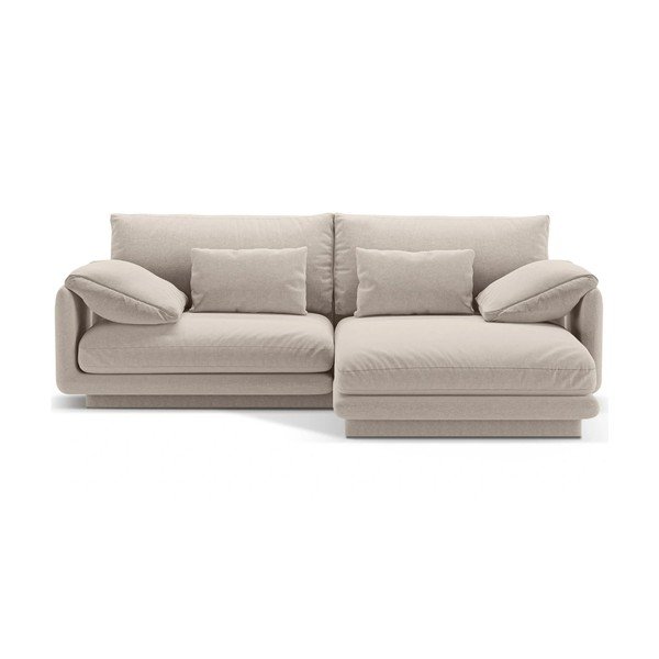 Bēšs stūra dīvāns (ar labo stūri) Torino – Micadoni Home