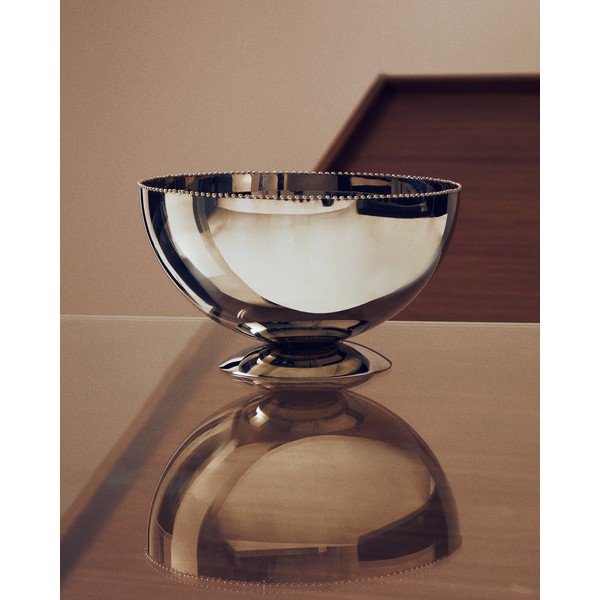 Sudraba krāsas nerūsējošā tērauda bļoda ø 25,5 cm Nirela – Kave Home-image-1