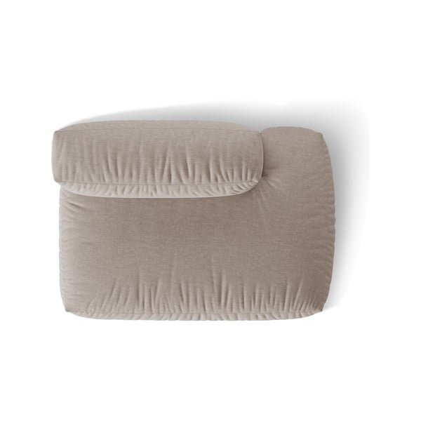 Bēša modulārā dīvāna daļa (ar labo stūri) Martina – Micadoni Home-image-3
