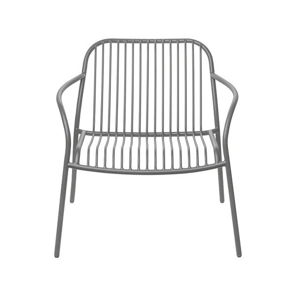 Pelēks metāla dārza atpūtas krēsls Yua Wire – Blomus-image-2