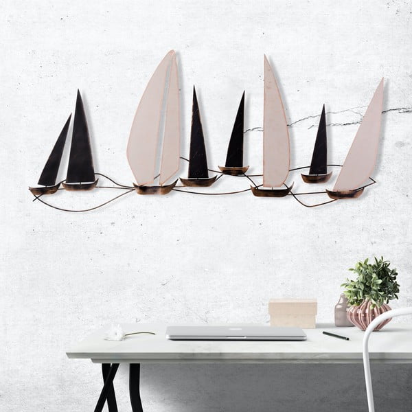 Metāla sienas dekori 117x52 cm Ocean – Wallity-image-2