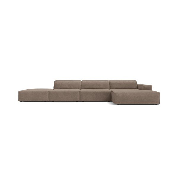 Bēšs modulārais stūra dīvāns (ar labo stūri/ar zvilni) Jodie – Micadoni -image-2