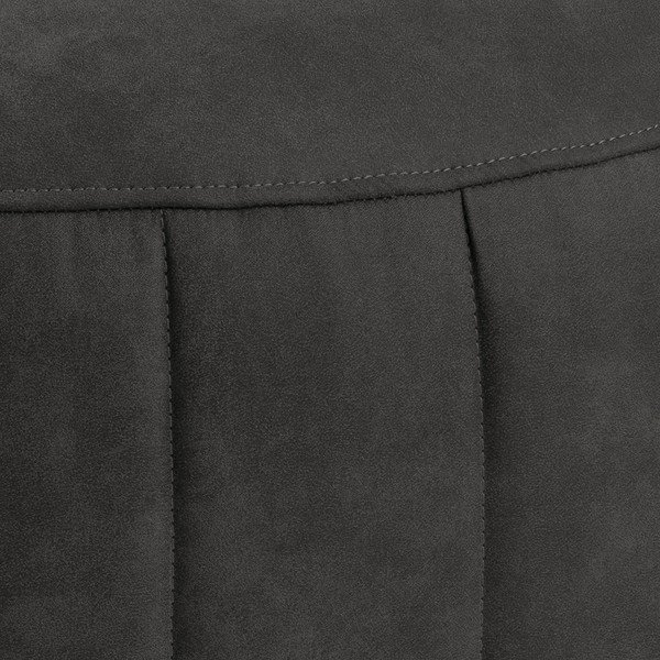 Antracīta pelēks mākslīgās ādas pufs Actona Doria, ⌀ 60 cm-image-3