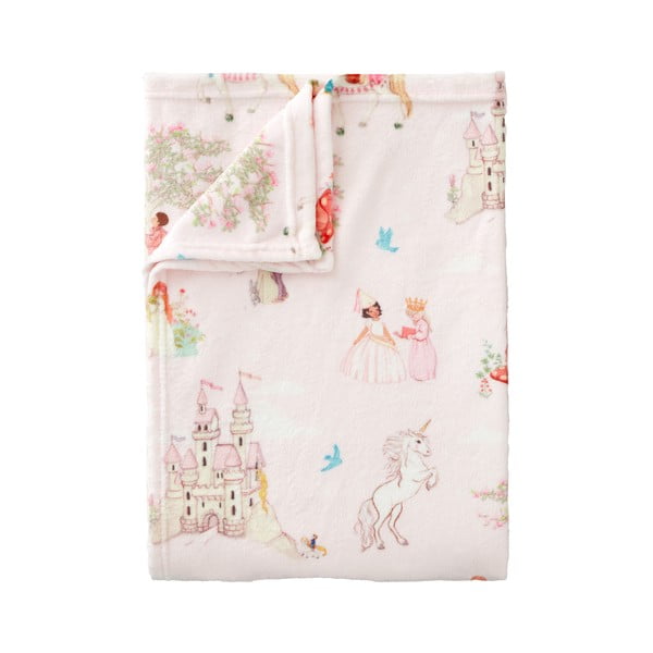 Rozā mikroplīša bērnu sega 150x200 cm Fairytale – Belle & Boo