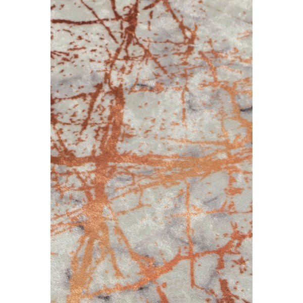 Balti oranžs vannas paklājiņš ar marmora motīviem Chilai Marble, 60 x 40 cm-image-3