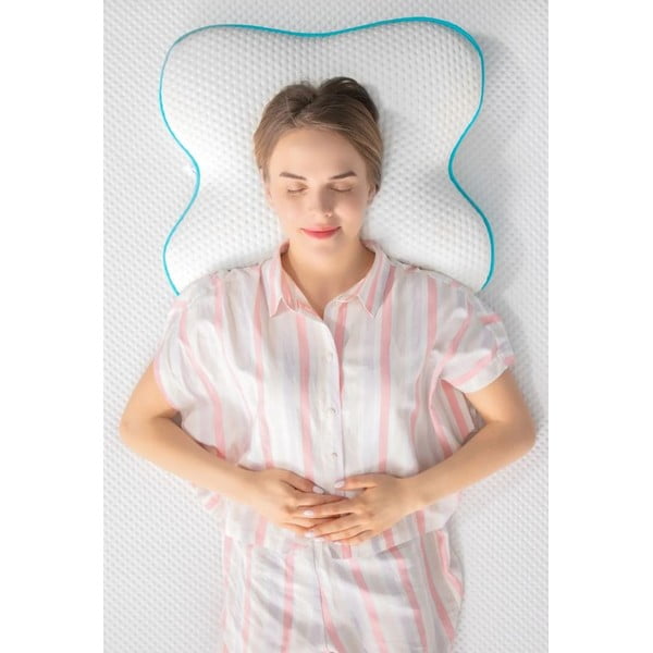 Anatomiskais spilvens ar atmiņas putu pildījumu 46x55 cm – Mila Home-image-3