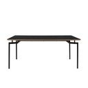 Melns ēdamgalds 90x180 cm Alto – Støraa