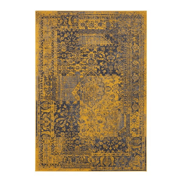 Dzeltens un pelēks paklājs Hanse Home Celebration Plume, 120 x 170 cm