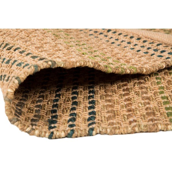 Jūras zāles, džutas un kokvilnas paklājs Flair Rugs Zils, 80 x 150 cm-image-2