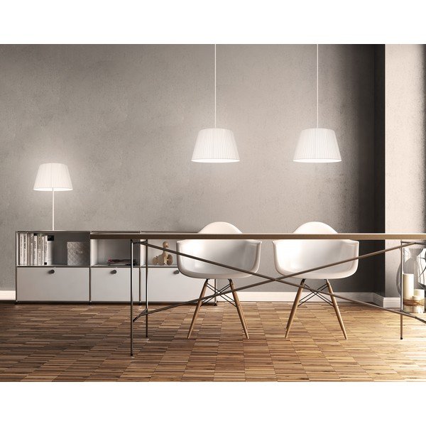 Balta divviru piekaramā lampa Sotto Luce KAMI Elementary M 2S-image-2