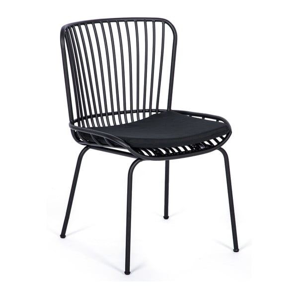 2 melnu dārza krēslu komplekts Bonami Selection Rimini