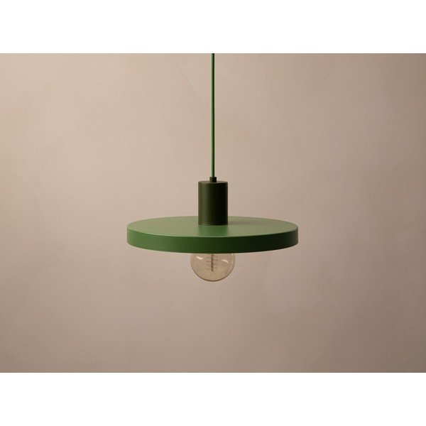 Zaļa metāla piekaramā lampa ø 30 cm Ori – Micadoni -image-3