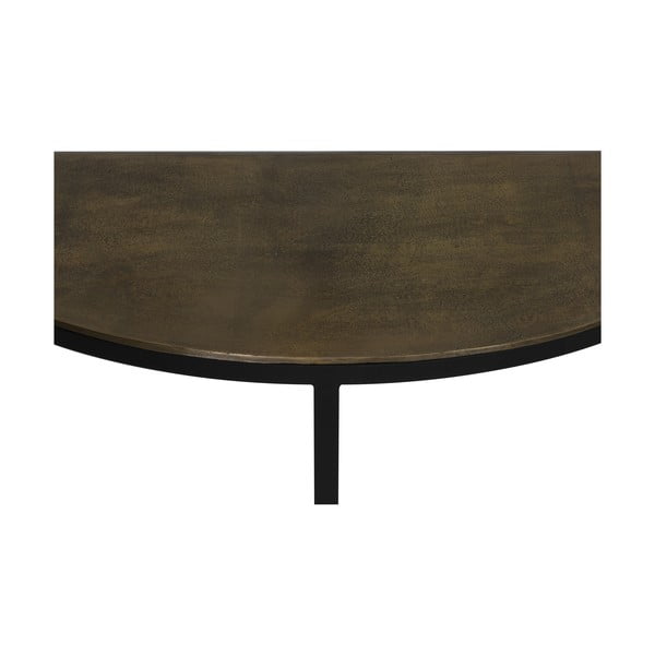 Bronzas krāsas metāla konsoles galds 42x100 cm Peto – Light & Living-image-2