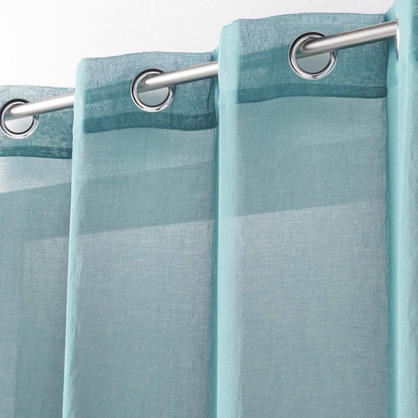 Tirkīzzils dienas aizkars 140x280 cm Telma – douceur d'intérieur-image-1