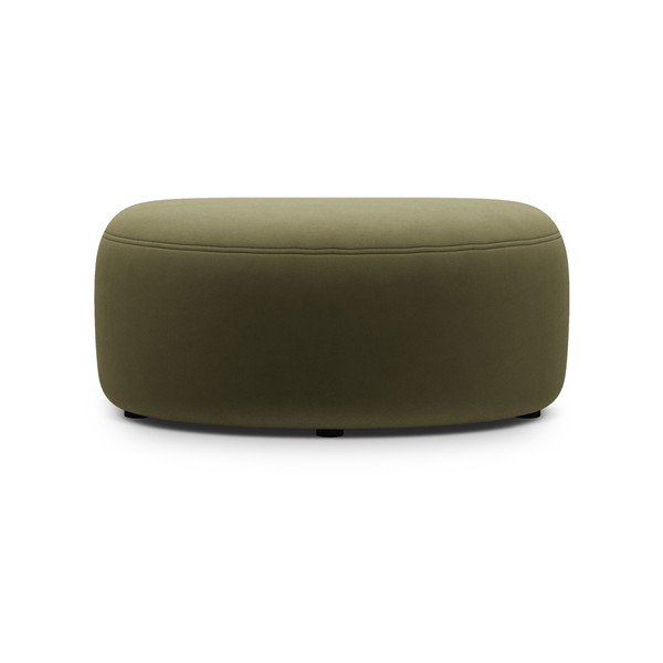 Zaļš samta kāju soliņš Kate – Micadoni -image-1