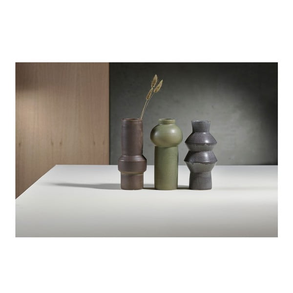 Tumši zila māla vāze Villa Collection Rost, augstums 30 cm-image-4