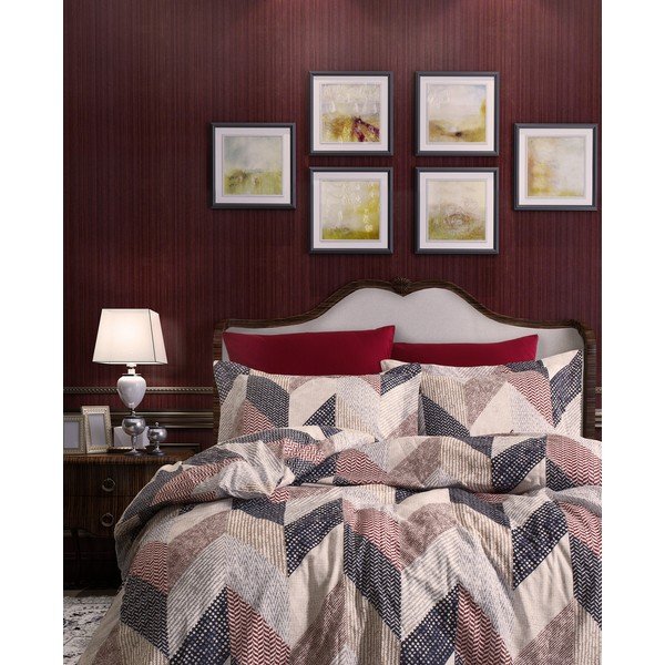 Divvietīga kokvilnas gultas veļa 200x200 cm Anatoli – Mijolnir-image-1