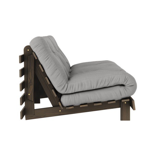 Pelēks izvelkamais dīvāns 160 cm Roots – Karup Design-image-4