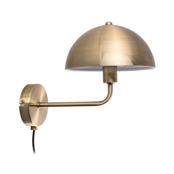 Sienas lampa zelta krāsā Leitmotiv Bonnet, augstums 25 cm-image-1