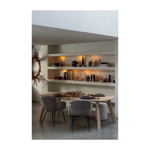 Ozola masīvkoka ēdamgalds 100x220 cm Tablo – WOOOD-image-4