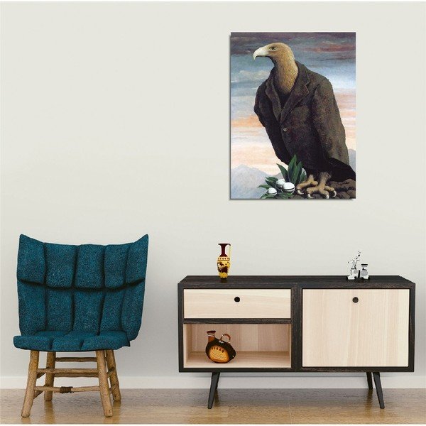 Sienas reprodukcija uz audekla, Rene Magritte Nest, 30 x 40 cm-image-1