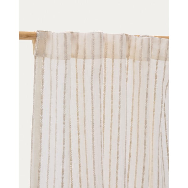 Bēšs aizkars 140x270 cm Arami – Kave Home-image-4