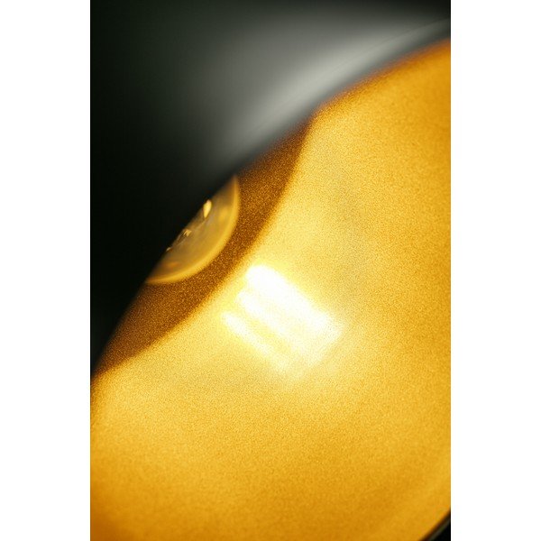 Melna piekaramā lampa ar metāla abažūru ø 32 cm Goa – GTV-image-3